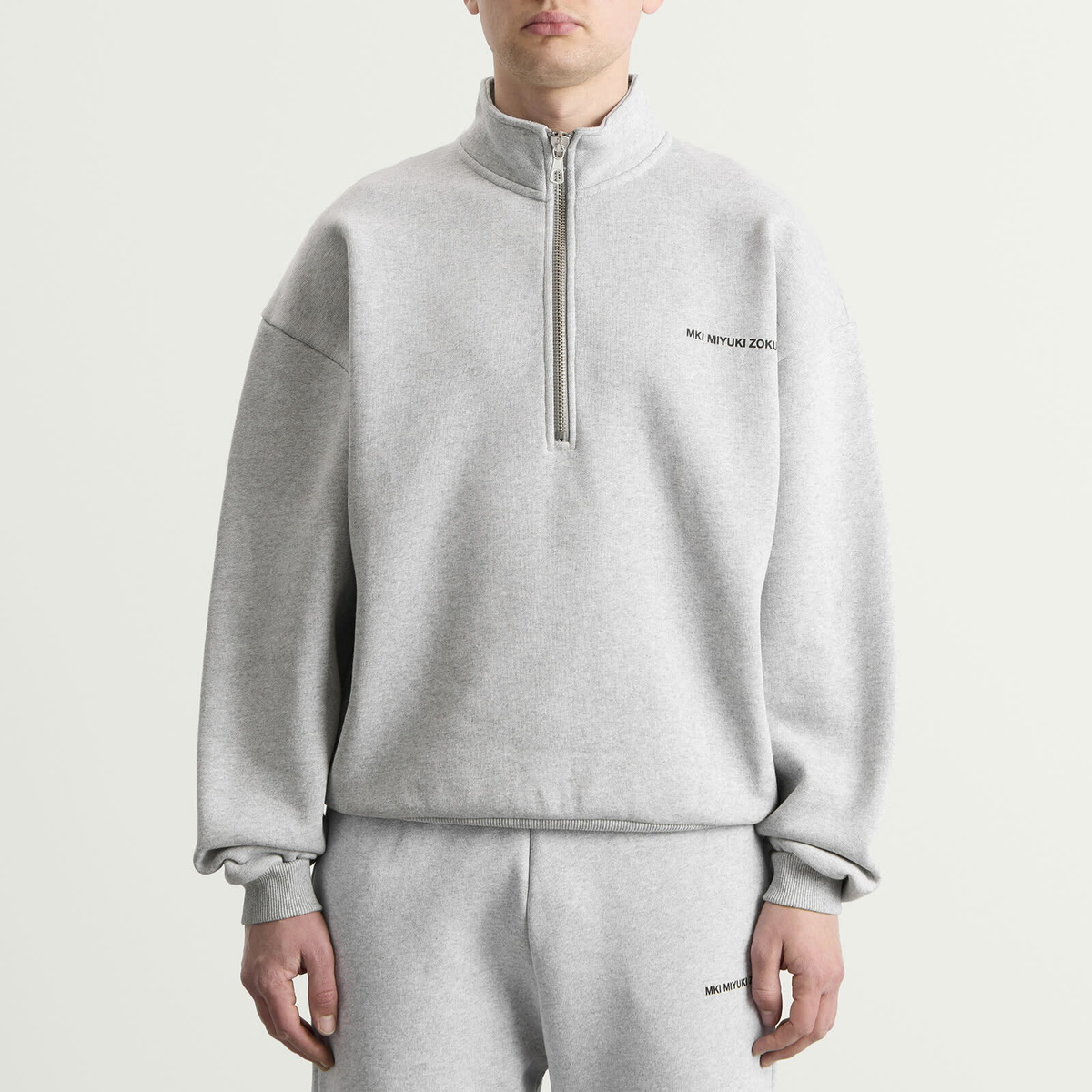 MKI Men's Uniform Quarter Zip in Grey