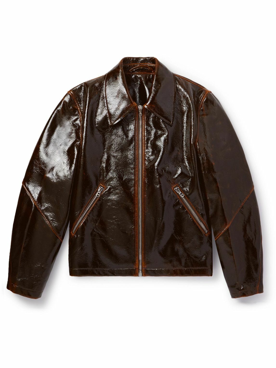 Séfr - Buck Coated Wool-Blend Jacket - Brown Séfr