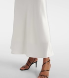 Galvan Satin slip dress