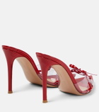 Gianvito Rossi Patent leather and PVC mules