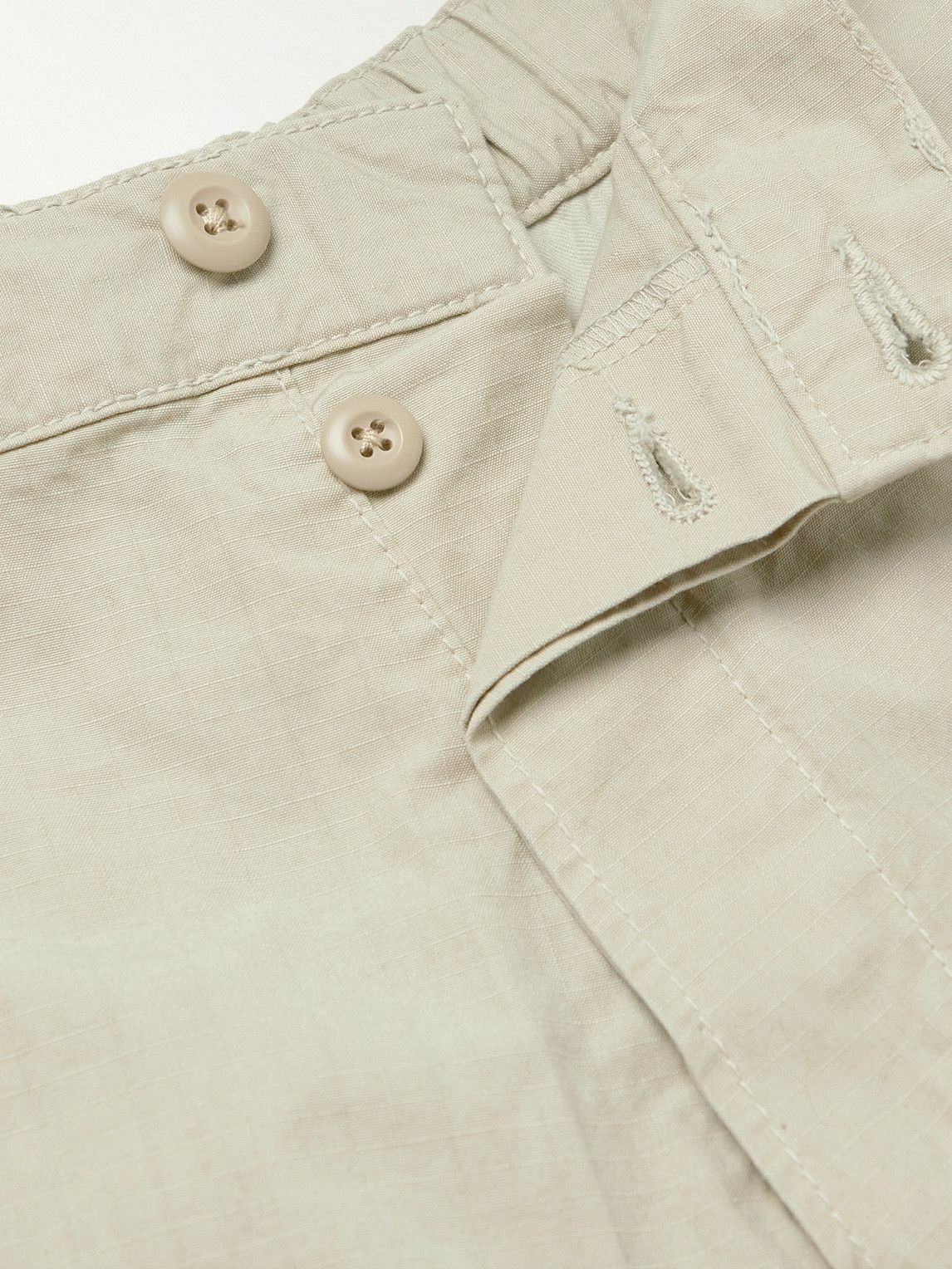 EDWIN - Sentinel Tapered Garment-Dyed Cotton-Ripstop Cargo Trousers ...