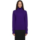 Georgia Alice Purple Pure Cashmere Turtleneck