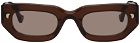 Nanushka Brown Kadee Sunglasses