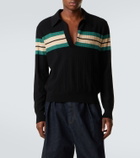 Dries Van Noten Belted denim Bermuda shorts