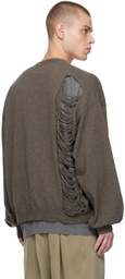 Magliano Brown Layered Sweater