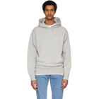 Helmut Lang Grey Standard Monogram Hoodie