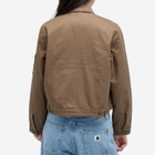 Dickies Women's Lined Eisenhower Cropped Jacket in Mushroom