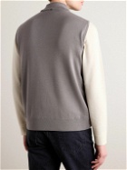 Herno - Padded Shell and Wool and Silk-Blend Down Gilet - Neutrals