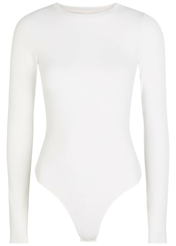 Photo: Good American Scuba Stretch-jersey Bodysuit White