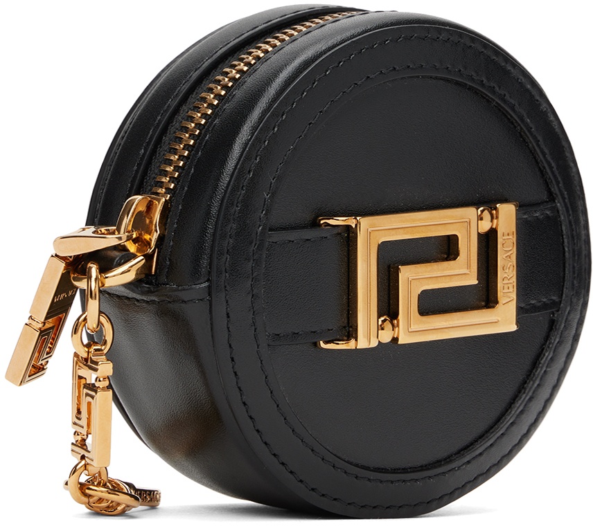 Versace Black La Medusa Leather Small Handbag – David Lawrence