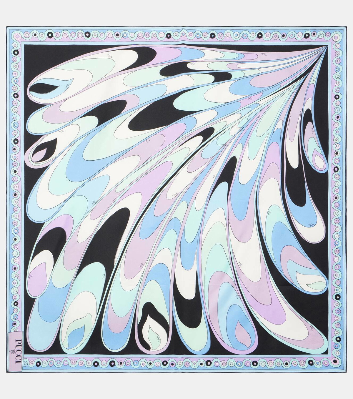Pucci Foulard silk twill scarf