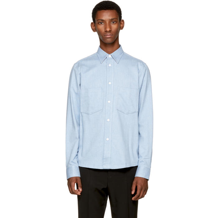 Photo: Acne Studios Blue Denver Shirt 