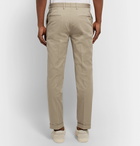 Incotex - Slim-Fit Stretch-Cotton Gabardine Trousers - Tan