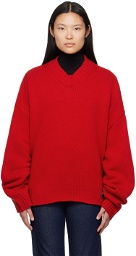 Martine Rose Red Oversized Sweater