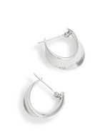 Agmes Laila Mini Sterling Silver Hoop Earrings - One Size