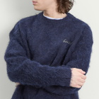 Bound Men's Dexter Cropped Alpaca Jumper in Navy