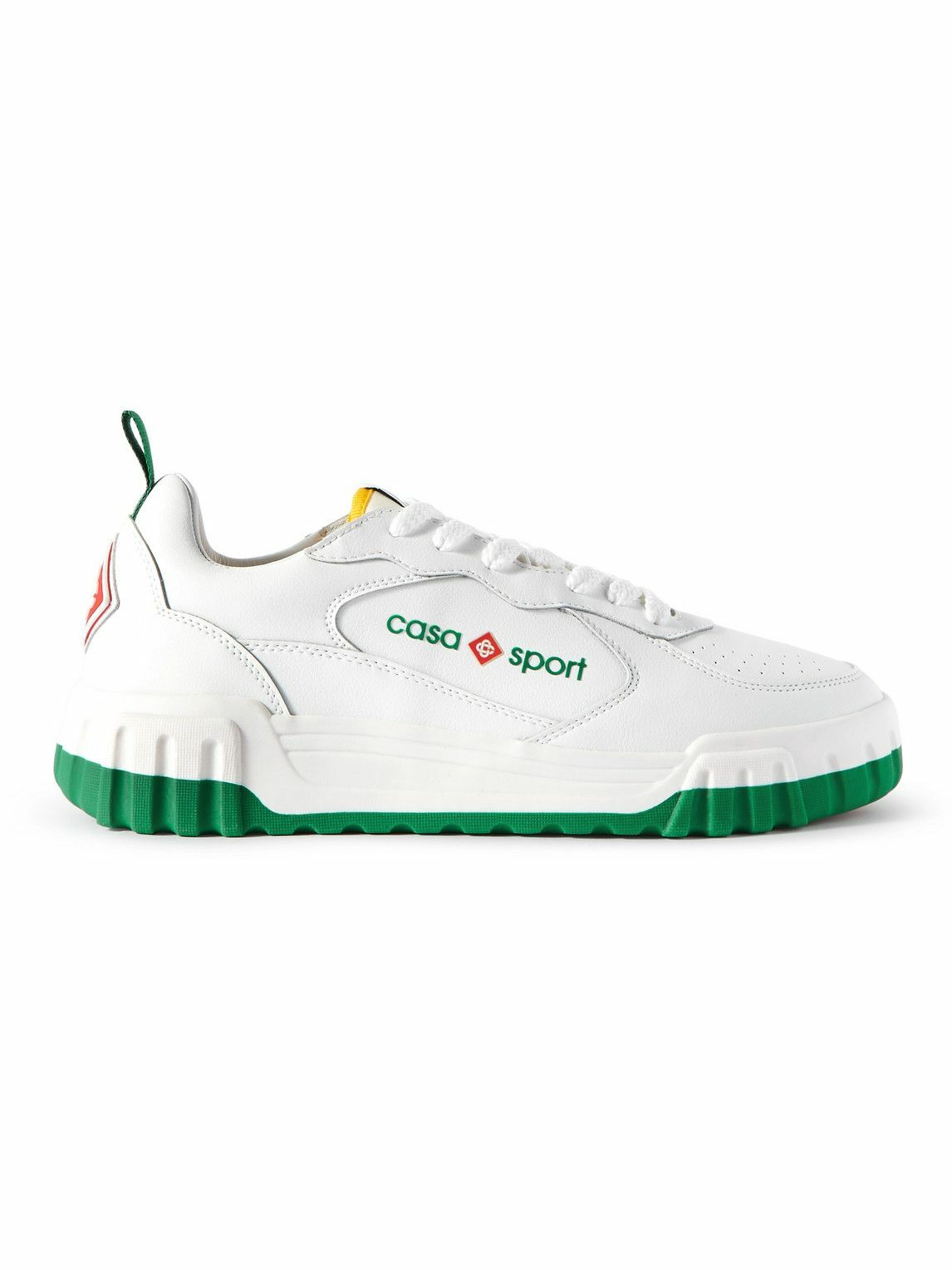 Casablanca - The Court Leather Sneakers - White Casablanca