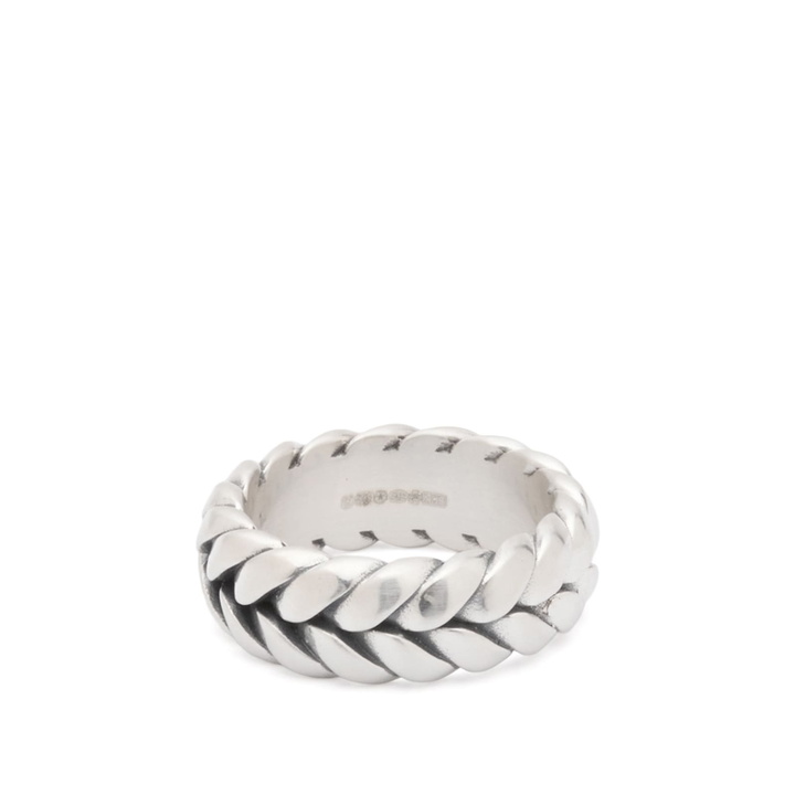 Photo: Serge DeNimes Men's Laurel Ring in Silver