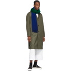 Sies Marjan Blue and Green Rem Koolhaas Edition Pastoral Scarf