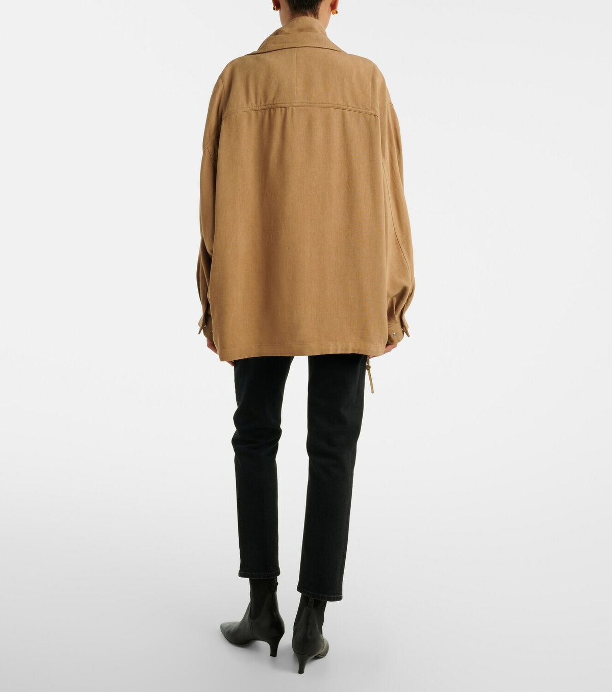 Frame Borrowed cropped straight jeans