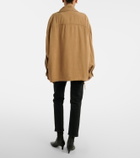 Frame Borrowed cropped straight jeans