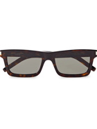 SAINT LAURENT - Square-Frame Tortoiseshell Acetate Sunglasses