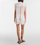 Marant Etoile Jocadia broderie anglaise cotton shorts