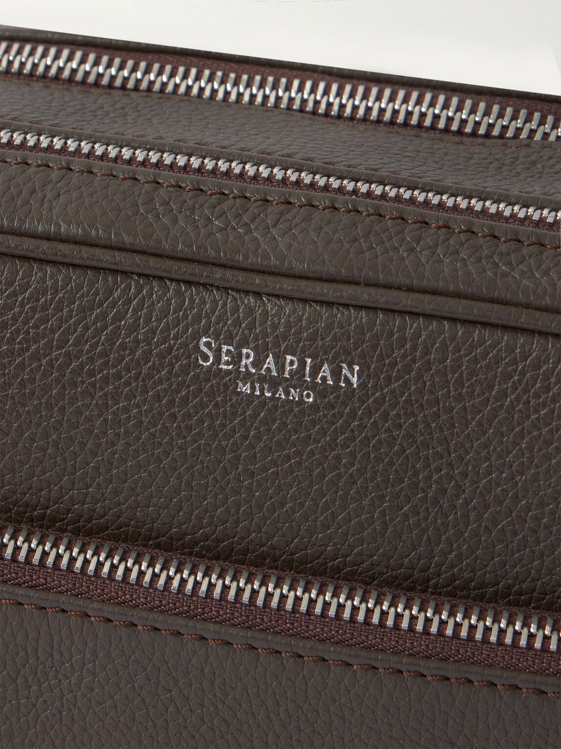 Serapian - Full-Grain Leather Wash Bag