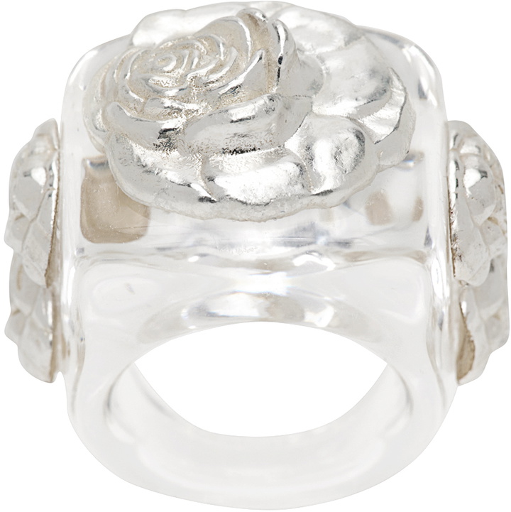 Photo: La Manso Transparent & Silver Rosetón Ring