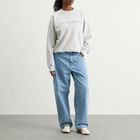 Sporty & Rich Women's NY Health Club Sweatshirt in Heather Grey/Navy