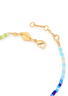 Anni LU Capri Beaded 18kt Gold-plated Bracelet - Multicoloured - One Size
