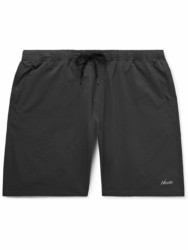 Photo: Nanga - Dot Air®︎ Drawstring Shorts - Black