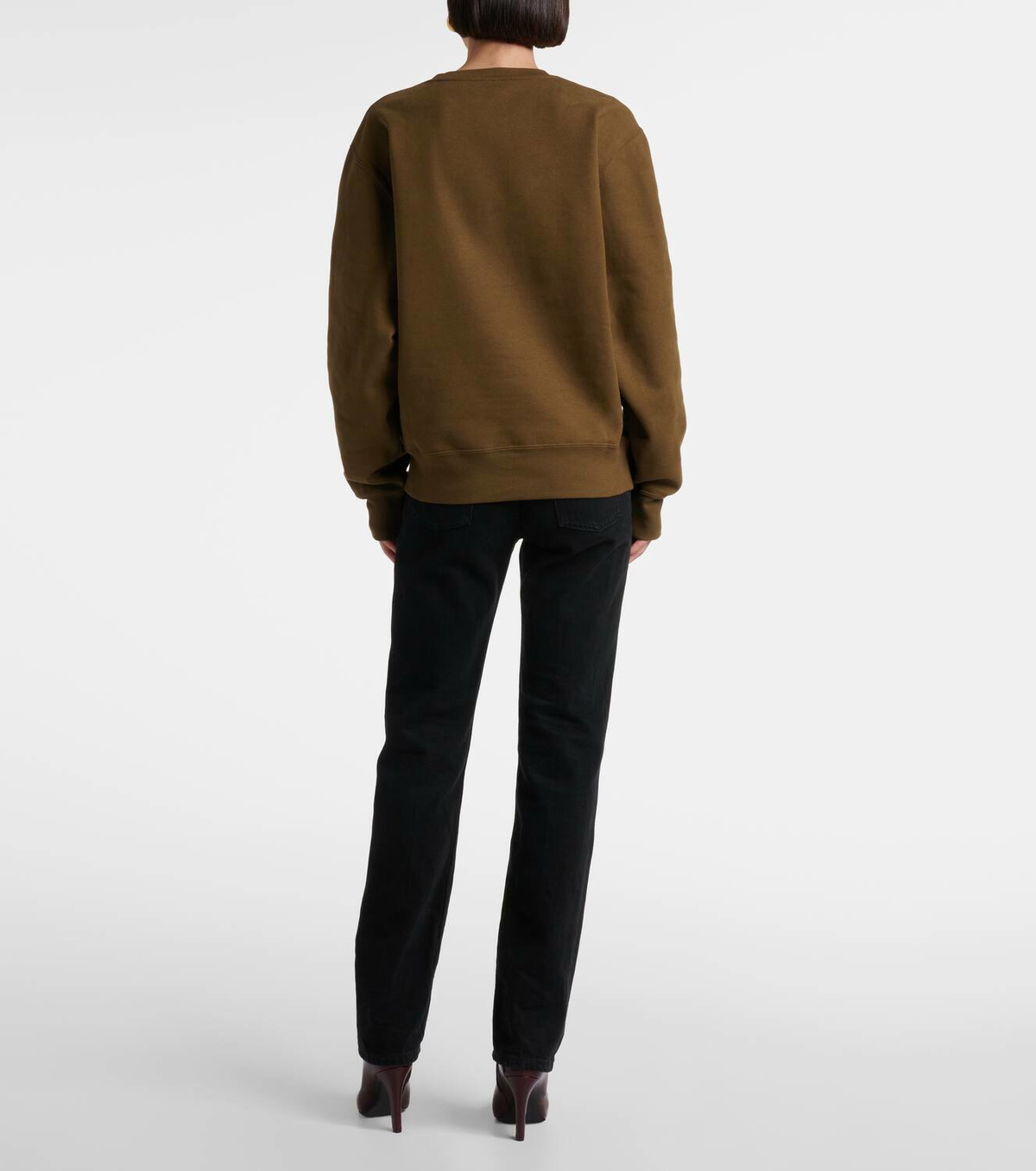 Saint Laurent Cassandre cotton sweatshirt
