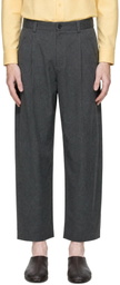 SAGE NATION Gray Newport Trousers