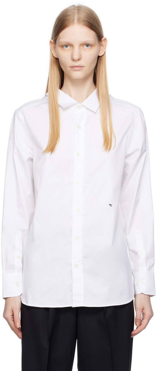 HommeGirls White Front Back Classic Shirt Hommegirls