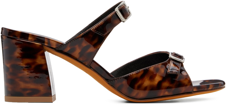 Photo: Maryam Nassir Zadeh Brown Una Heeled Sandals