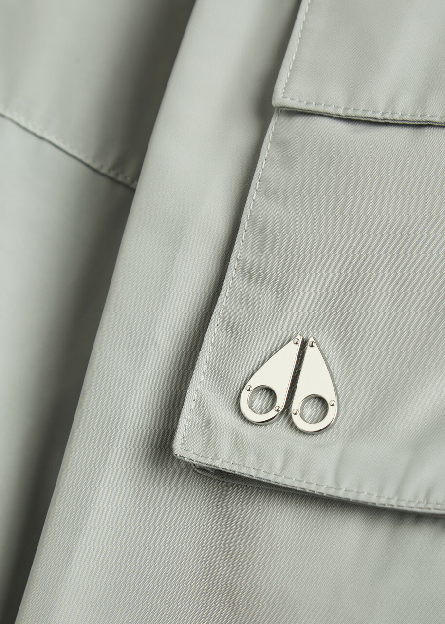 Moose Knuckles Charlesbourg Shell Overshirt Grey