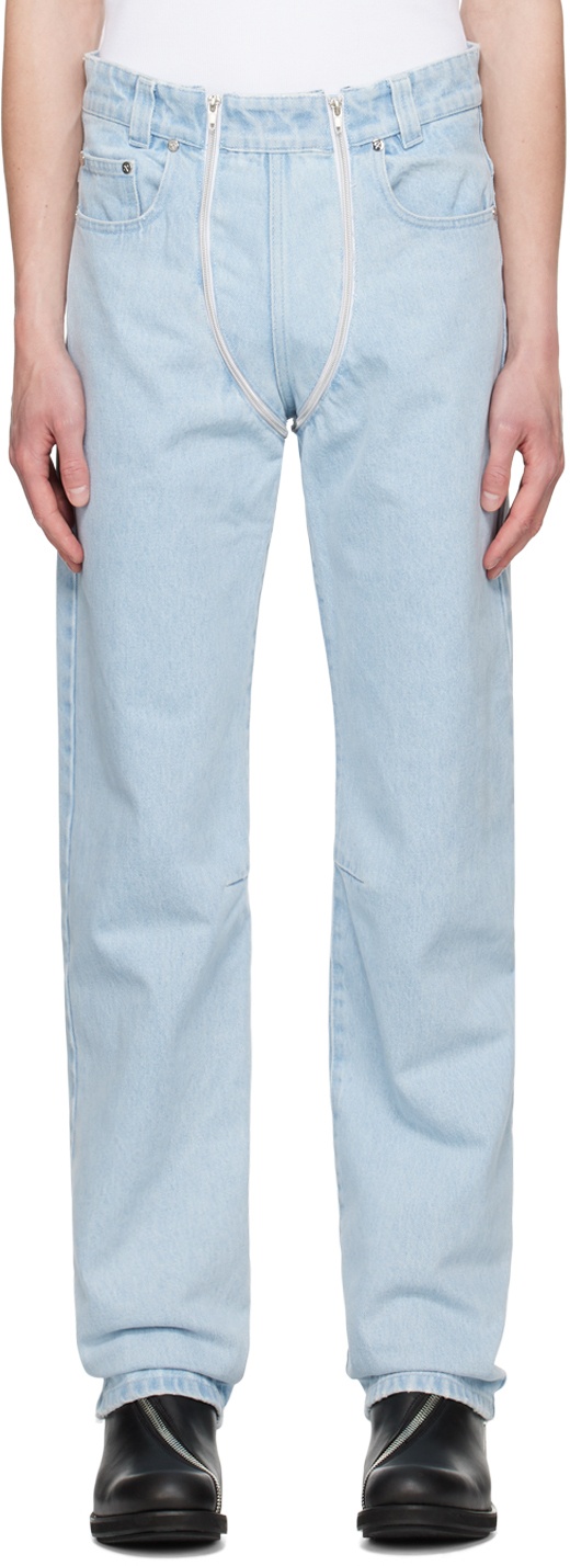 Photo: GmbH Blue Double Zip Jeans