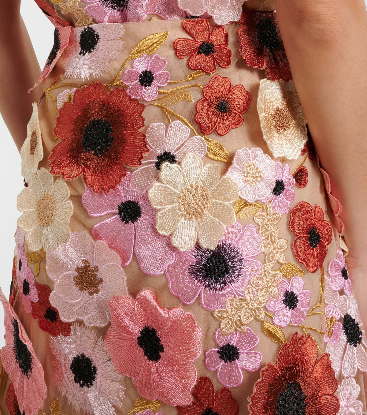 Dorothee Schumacher Blooming Meadow floral-appliqué midi skirt