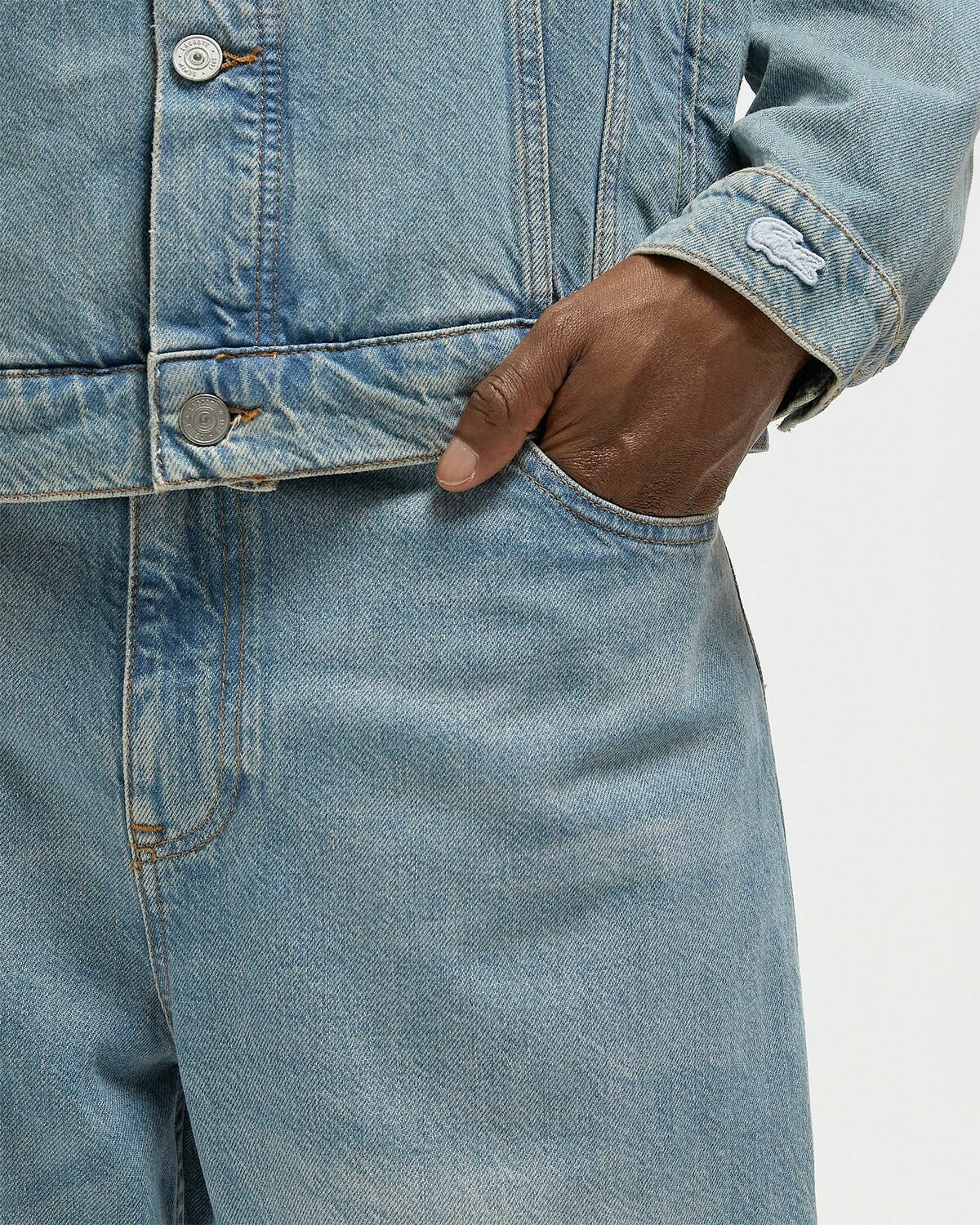Lacoste DENIM TROUSERS Blue Mens Jeans