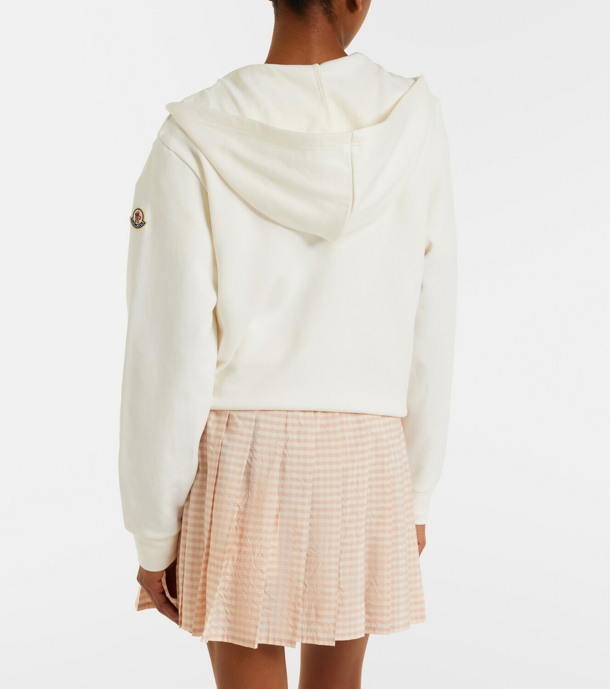 Moncler Cotton-blend zip-up hoodie
