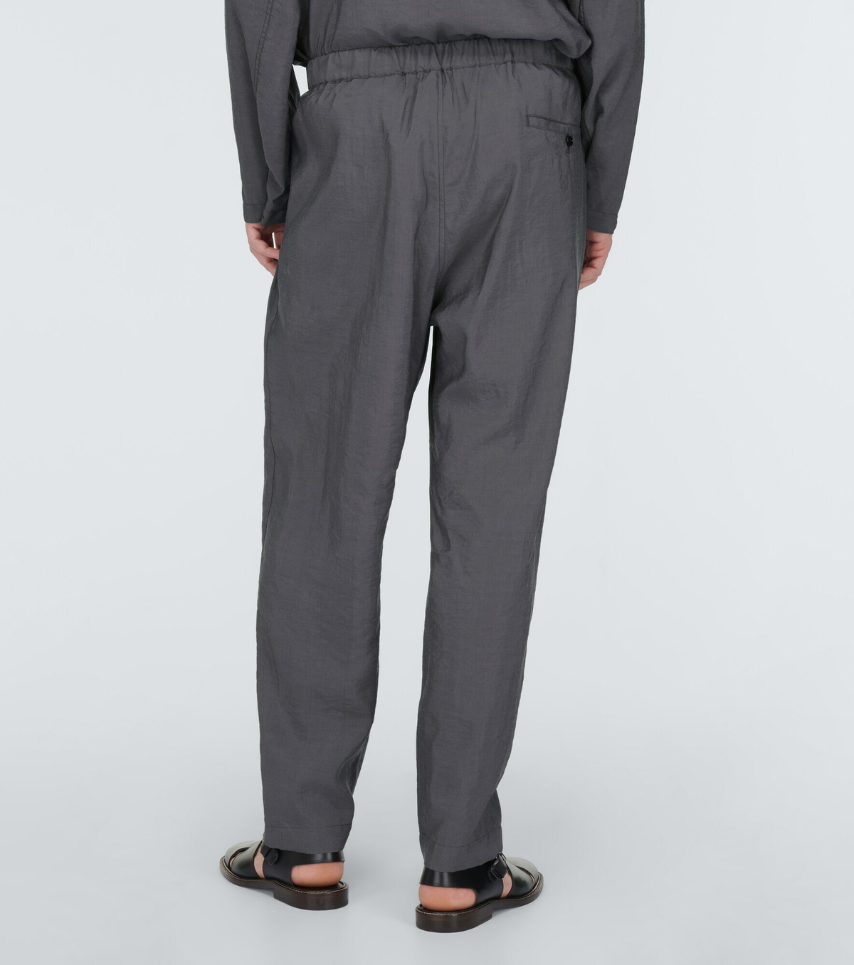 Lemaire - Tapered silk-blend pants Lemaire