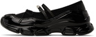 Simone Rocha Black Mesh Tracker Ballerina Sneakers