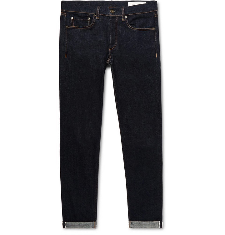 Photo: rag & bone - Fit 1 Skinny Selvedge Denim Jeans - Dark denim