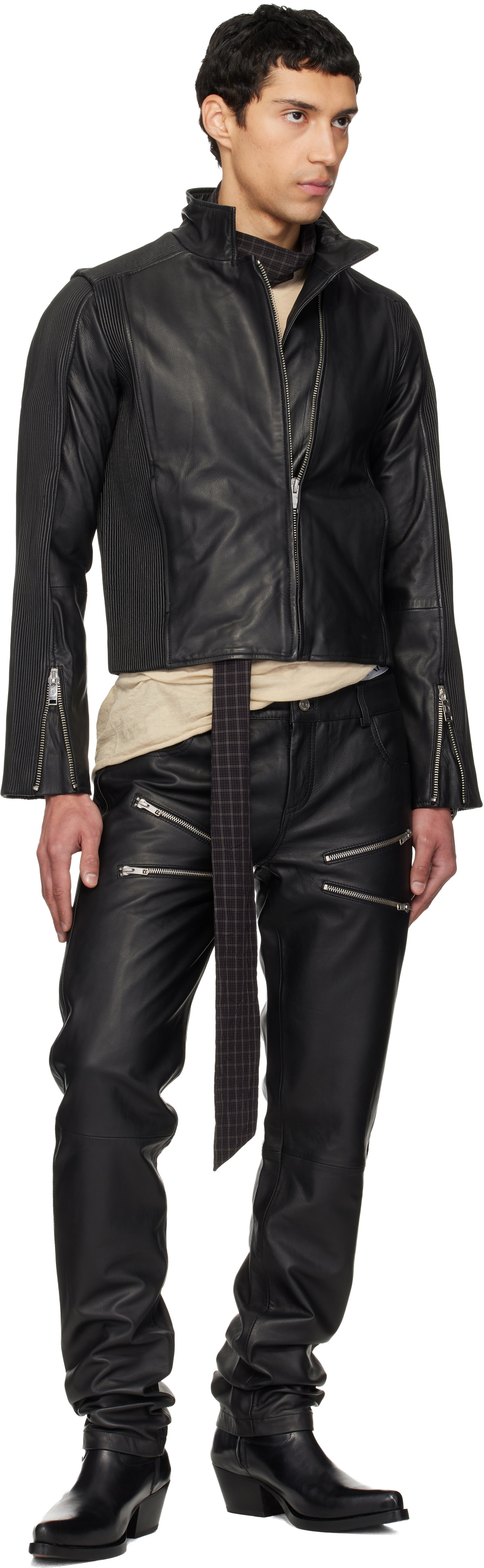 Deadwood Black Ricki Leather Pants