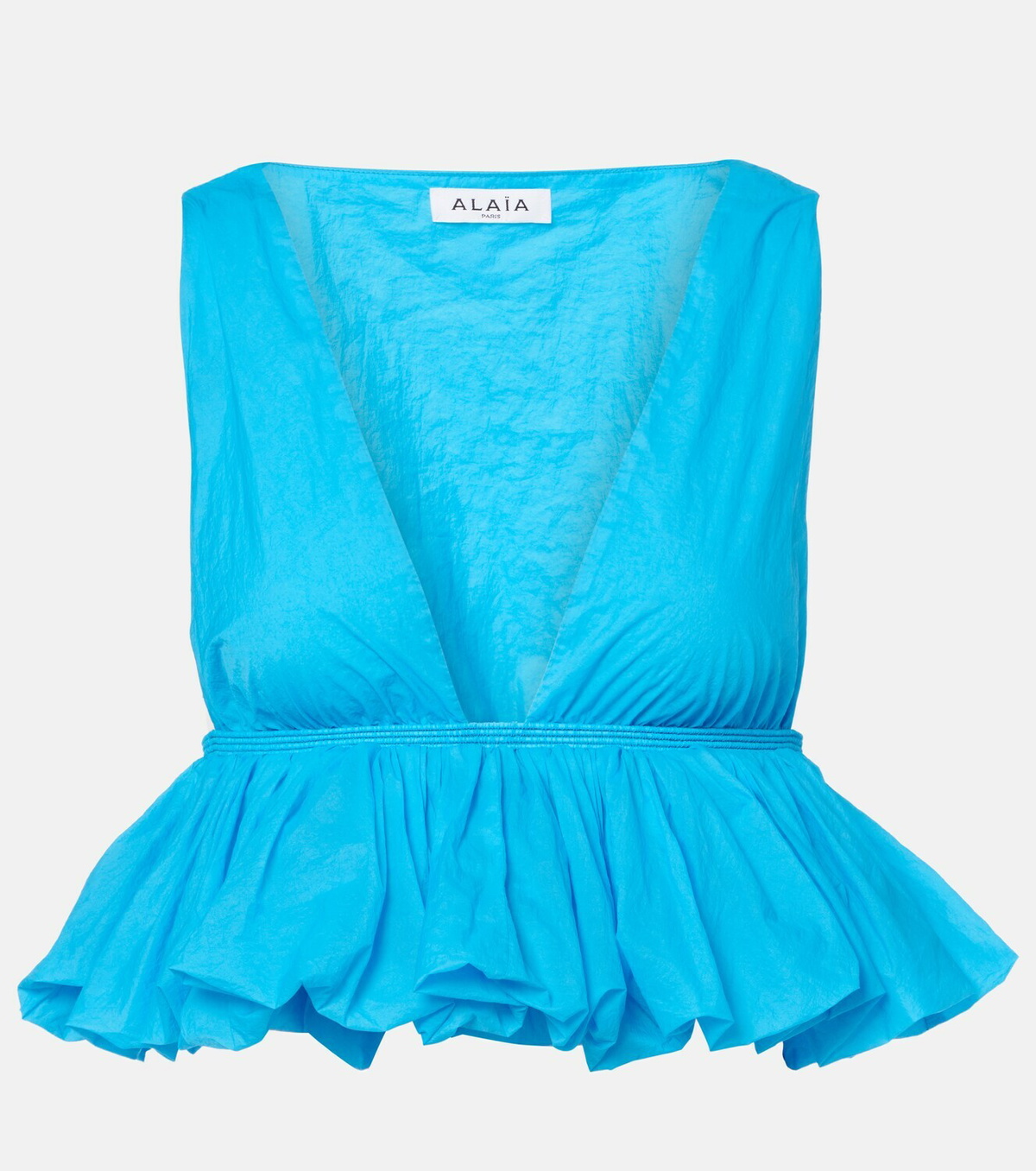 Alaïa Gathered crop top