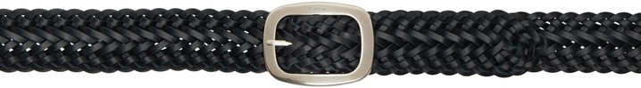 Photo: System Black Weaving Leather Belt