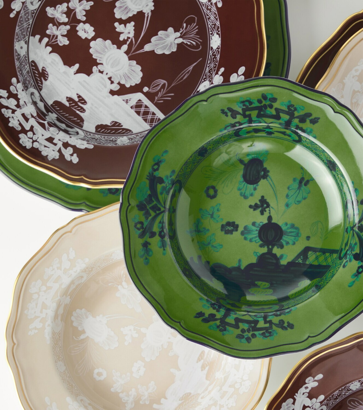 Ginori 1735 Oriente Italiano porcelain soup plate