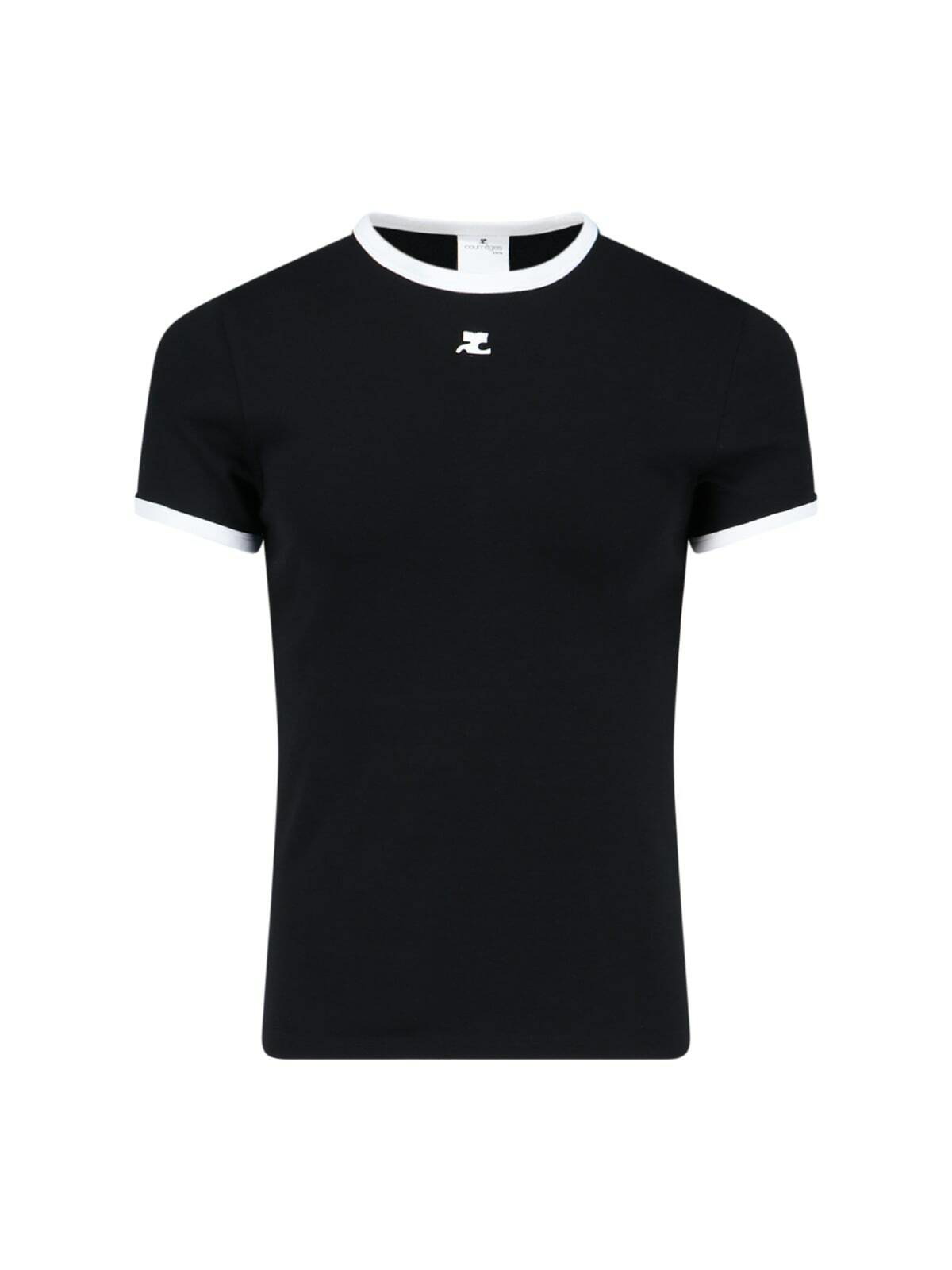 冬ギフト セ Courrèges White Buckle T-Shirt Courreges トップス