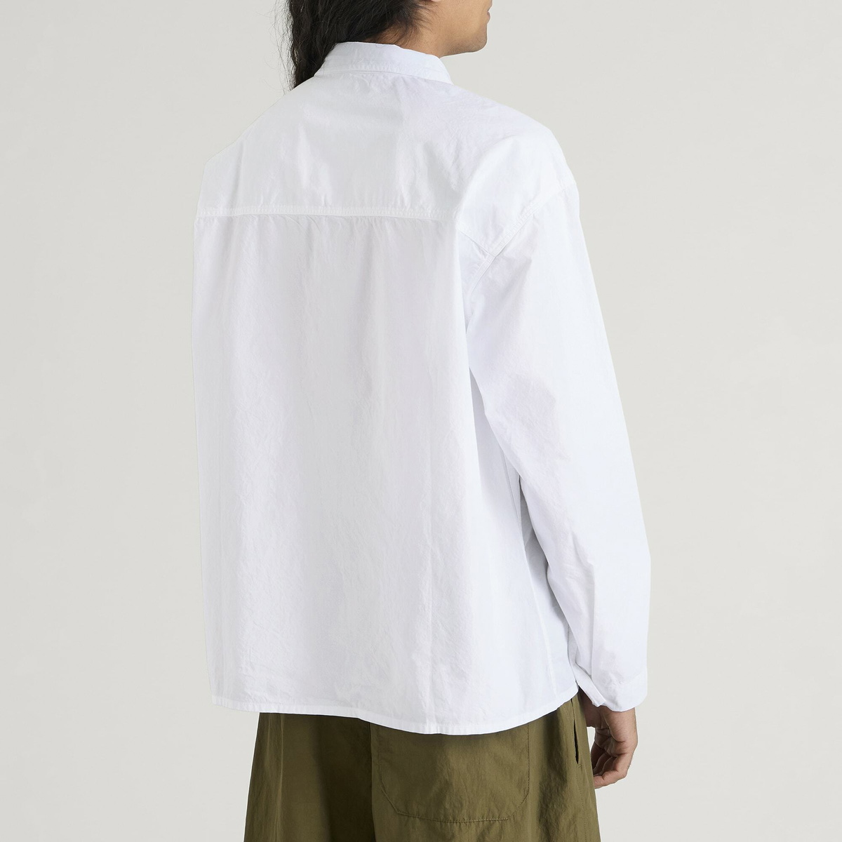YMC Men's Trapper Shirt in White